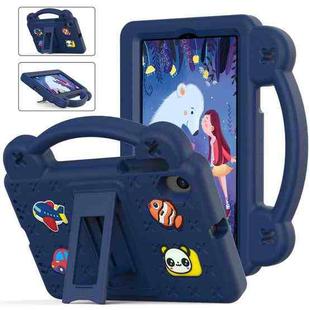 For Walmart Onn 7.0 Gen4 2024 Handle Kickstand Children EVA Shockproof Tablet Case(Navy Blue)