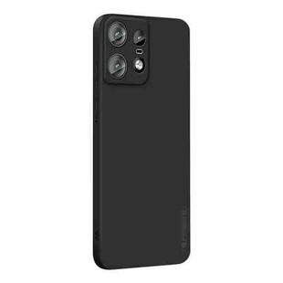 For Motorola Edge 50 Pro PINWUYO Sense Series Liquid Silicone TPU Phone Case(Black)