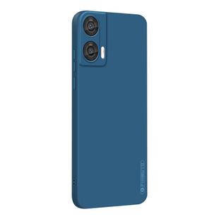 For Motorola Moto G85 PINWUYO Sense Series Liquid Silicone TPU Phone Case(Blue)