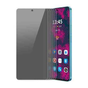 For Nokia XR21 5pcs ENKAY Hat-Prince 28 Degree Anti-peeping Privacy Tempered Glass Film