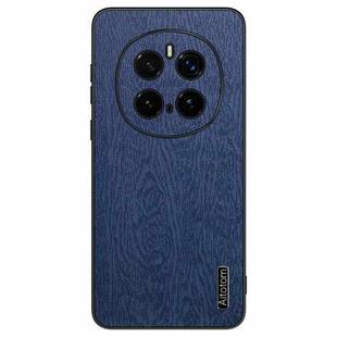 For Honor Magic 7Pro Tree Bark Leather Shockproof Phone Case(Blue)