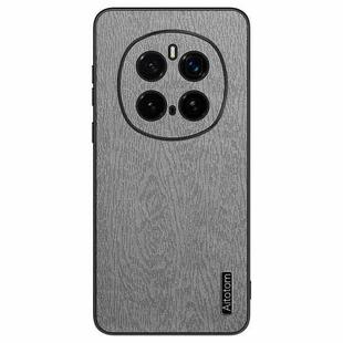 For Honor Magic 7Pro Tree Bark Leather Shockproof Phone Case(White)