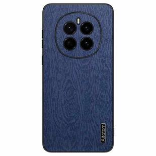 For Honor Magic 7 Tree Bark Leather Shockproof Phone Case(Blue)