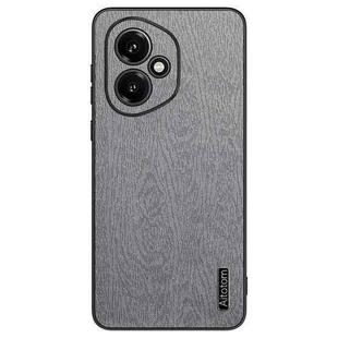 For Honor 400 Global 156.5mm Tree Bark Leather Shockproof Phone Case(White)