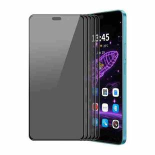 For Honor 400 Lite Global 5pcs ENKAY Hat-Prince 28 Degree Anti-peeping Privacy Silk Print Tempered Glass Film