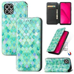 For T-Mobile T Phone 2 5G CaseNeo Colorful Magnetic Leather Phone Case(Emerald)