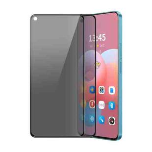 For Realme Narzo 60 2pcs ENKAY Hat-Prince 28 Degree Anti-peeping Privacy Silk Print Tempered Glass Film