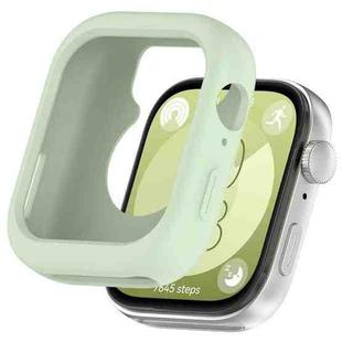 For Huawei Watch Fit3 Solid Color Silicone Watch Protective Case(Green)