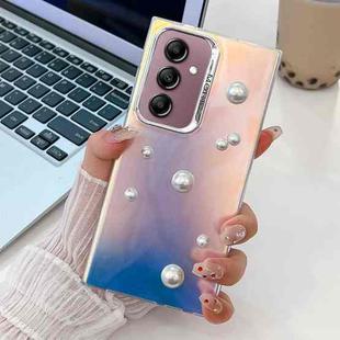 For Samsung Galaxy A14 5G Electroplating Pearl Laser Texture TPU Phone Case(Running Water)