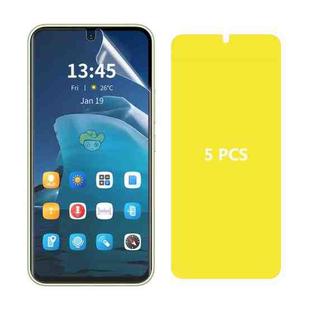 For OnePlus Nord CE 3 Lite / Nord N30 5pcs ENKAY Hat-Prince Full Glue Coverage Soft Explosion-proof Hydrogel Film