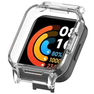 For Redmi Watch 4 Half Pack PC Watch Protective Case(Transparent)