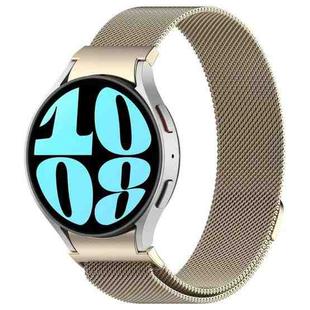 For Samsung Galaxy Watch  7 40 / 44mm Milan Magnetic Quick Release Stainless Steel Watch Band(Starlight)