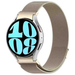 For Samsung Galaxy Watch FE Milan Magnetic Quick Release Stainless Steel Watch Band(Starlight)