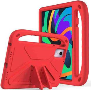 For iPad Pro 13 2024 Handle EVA Shockproof Tablet Case with Holder(Red)