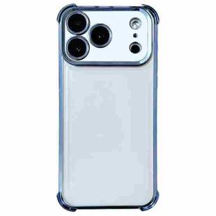 For iPhone 17 Pro Electrpolated Space Four-corner Shockproof TPU Phone Case(Blue)