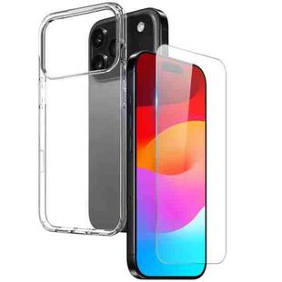 For iPhone 17 Pro Max NORTHJO 2 in 1 TPU Phone Case Screen Protector Tempered Glass Film(Clear)