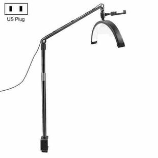 D-M30X 23 inch Half Moon Shape Beauty Manicure Lamp Curved Fill Light, Plug:US Plug