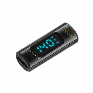 Type-C Female to Type-C Female 40Gbps Data Transmission PD140W Digital Display Adapter(Transparent Black)