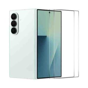 For Samsung Galaxy Z Fold7 2pcs ENKAY 9H Big Arc Edge High Aluminum-silicon Tempered Glass Film
