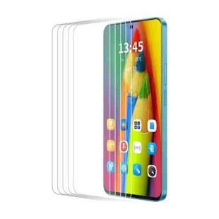 For Motorola Moto G Play 2024 5pcs ENKAY 9H Big Arc Edge High Aluminum-silicon Tempered Glass Film