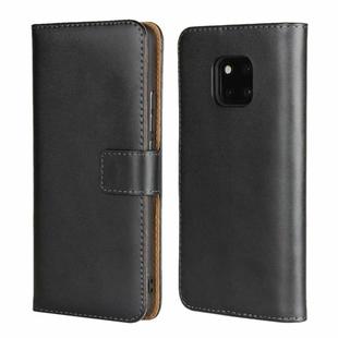 Horizontal Flip Leather Case for Huawei Mate 20 Pro ,with Magnetic Clasp and Bracket and Card Slot and Wallet(Black)