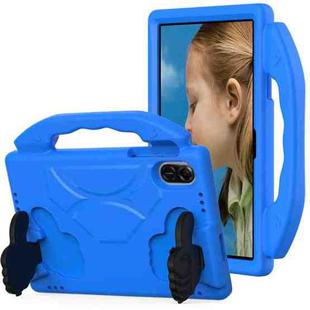 For Honor Pad X9 Children EVA Shockproof Tablet Case with Thumb Bracket(Blue)