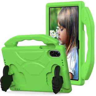 For Honor Pad X9 Children EVA Shockproof Tablet Case with Thumb Bracket(Green)