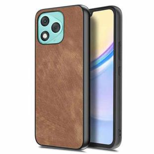 For Honor 400 Lite Glodal Vintage Leather PC Back Cover Phone Case(Brown)