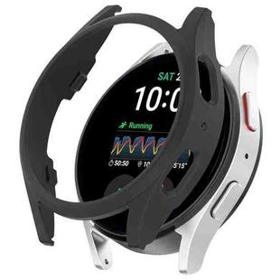 For Samsung Galaxy Watch 7 40mm Half Coverage Hollowed PC Watch Protective Case(Black)