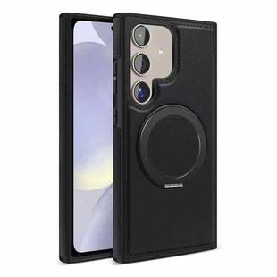 For Samsung Galaxy S24+ 5G Yashi 360 Degree Rotating MagSafe Bracket Phone Case(Classic Black)