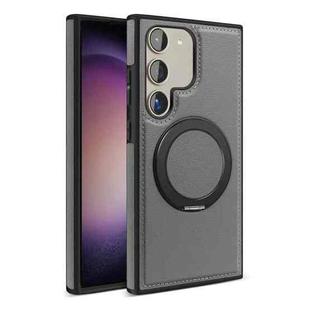 For Samsung Galaxy S23+ 5G Yashi 360 Degree Rotating MagSafe Bracket Phone Case(Gray)