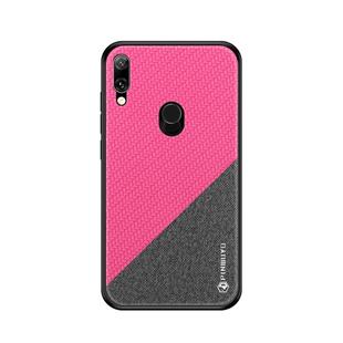 PINWUYO Honors Series Shockproof PC + TPU Protective Case for Huawei Y7 2019 (Fingerprint Hole) / Y7 Prime 2019(Red)