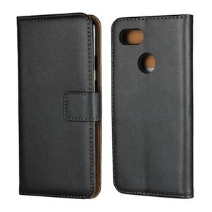 Leather Horizontal Flip Holster for Google Pixel 3 ,with Magnetic Clasp and Bracket and Card Slot and Wallet(Black)