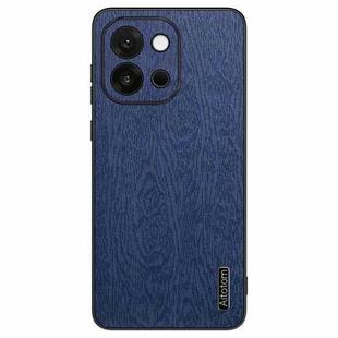 For OnePlus 13T Tree Bark Leather Shockproof Phone Case(Blue)