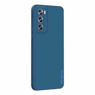 For OPPO Reno12 Pro Global PINWUYO Sense Series Liquid Silicone TPU Phone Case(Blue)