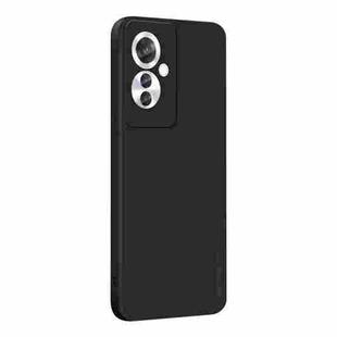 For OPPO Reno11 F PINWUYO Sense Series Liquid Silicone TPU Phone Case(Black)