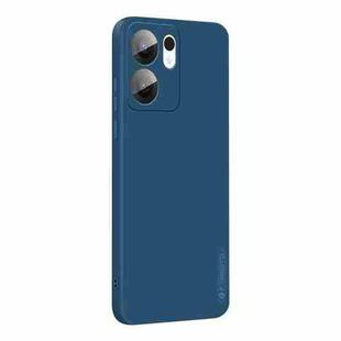 For OPPO Reno13 F 4G / 5G PINWUYO Sense Series Liquid Silicone TPU Phone Case(Blue)