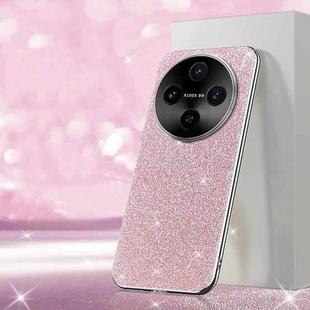 For vivo X100s Pro Electroplated Glitter Powder Phone Case(Pink)