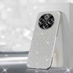 For vivo Y300 Pro Electroplated Glitter Powder Phone Case(Silver)