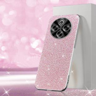 For vivo Y300 Pro Electroplated Glitter Powder Phone Case(Pink)