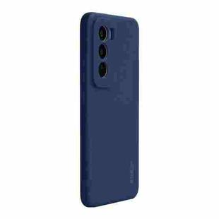 For OPPO Reno12 ENKAY Liquid Silicone Soft Shockproof Phone Case(Dark Blue)