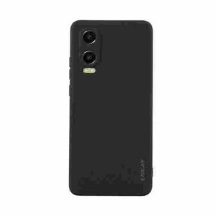 For OPPO K12x ENKAY Liquid Silicone Soft Shockproof Phone Case(Black)