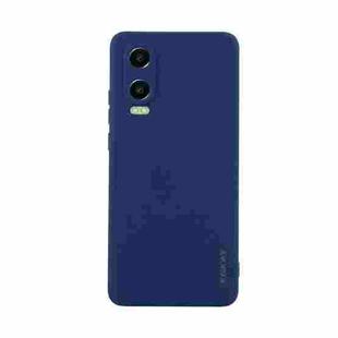 For OPPO K12x ENKAY Liquid Silicone Soft Shockproof Phone Case(Dark Blue)