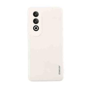 For OPPO K12 ENKAY Liquid Silicone Soft Shockproof Phone Case(Beige)