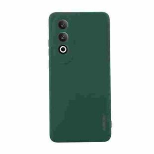 For OPPO K12 ENKAY Liquid Silicone Soft Shockproof Phone Case(Dark Green)