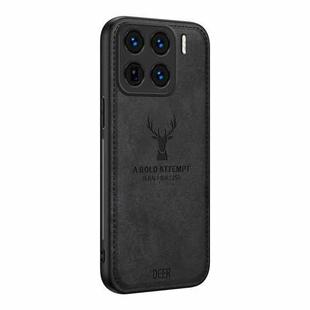 For Xiaomi 15  Pro Deer Head Cloth Skin All-inclusive Phone Case(Black)