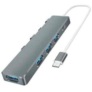 ADS-301C USB-C / Type-C to USB-C + USB 3.0 + 3 x USB 2.0 Expander HUB(Grey)