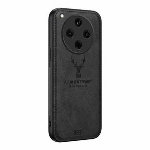 For OPPO Find X8 Pro Deer Head Cloth Skin All-inclusive Phone Case(Black)