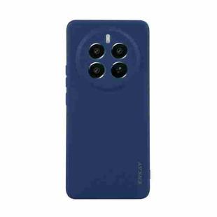 For Realme 12 Pro+ ENKAY Liquid Silicone Soft Shockproof Phone Case(Dark Blue)