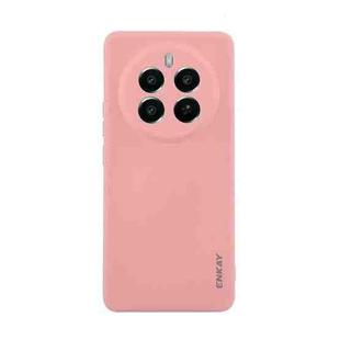 For Realme 12 Pro+ ENKAY Liquid Silicone Soft Shockproof Phone Case(Pink)